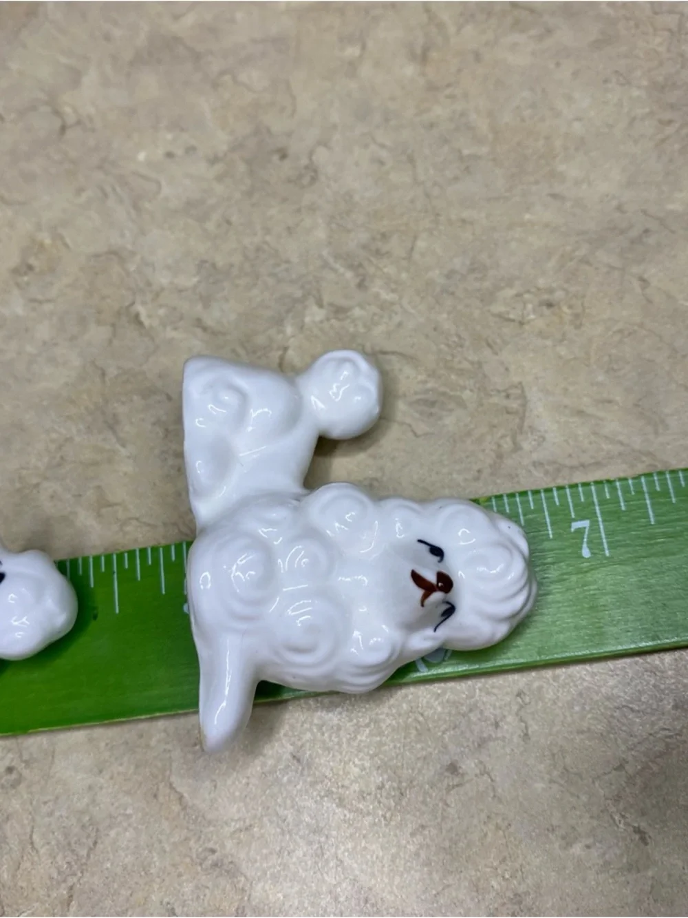 Vintage White Ceramic Poodle Trio Figurines – Collectible Set
